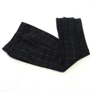 DRAPER JAMES RSVP NAVY GOLD BLOCK STRIPE SLACKS – SZ 6 – NWT